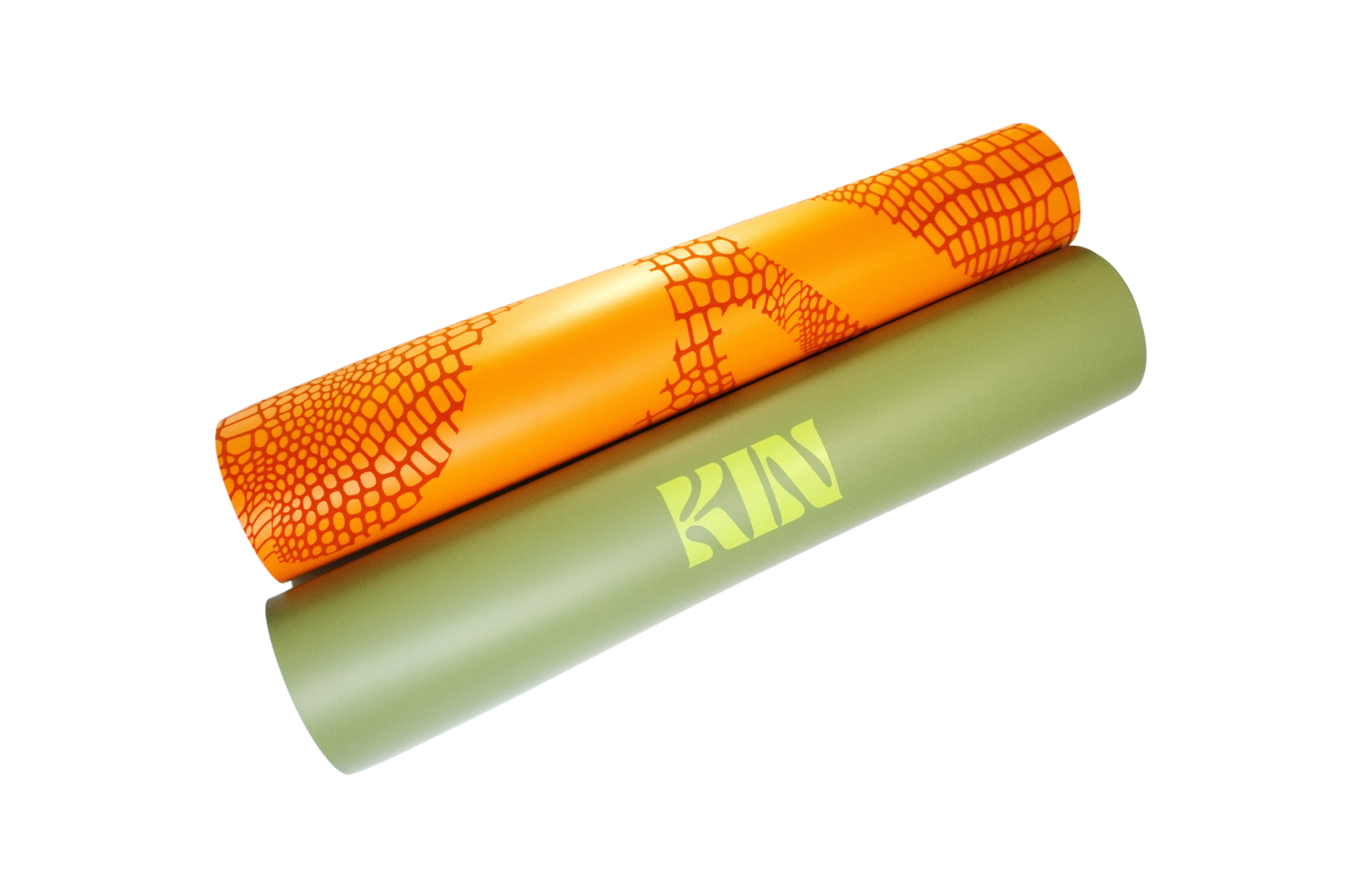 Kin orange Yoga mat PRO animal print