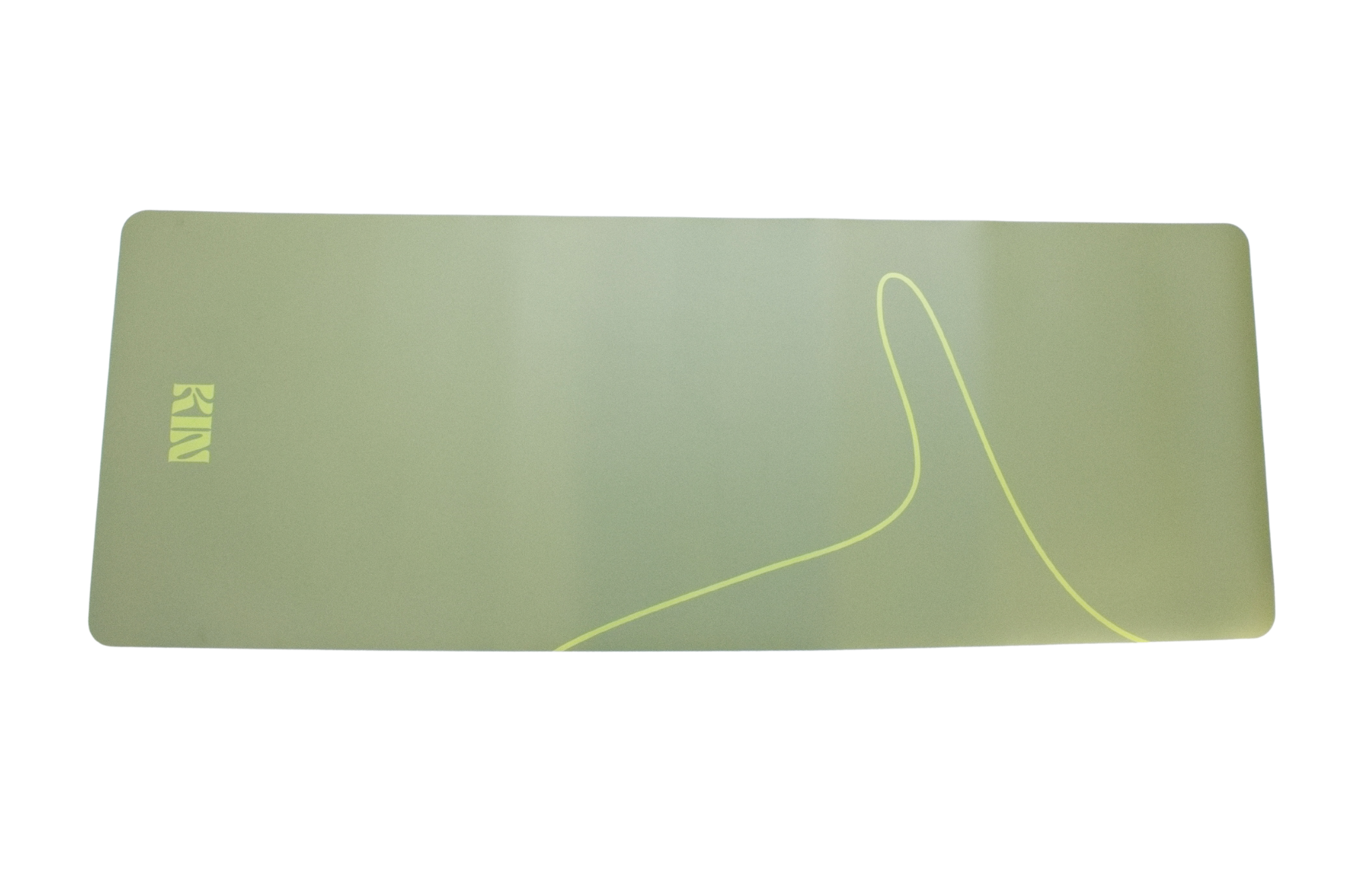 Kin Yoga mat green neon PRO