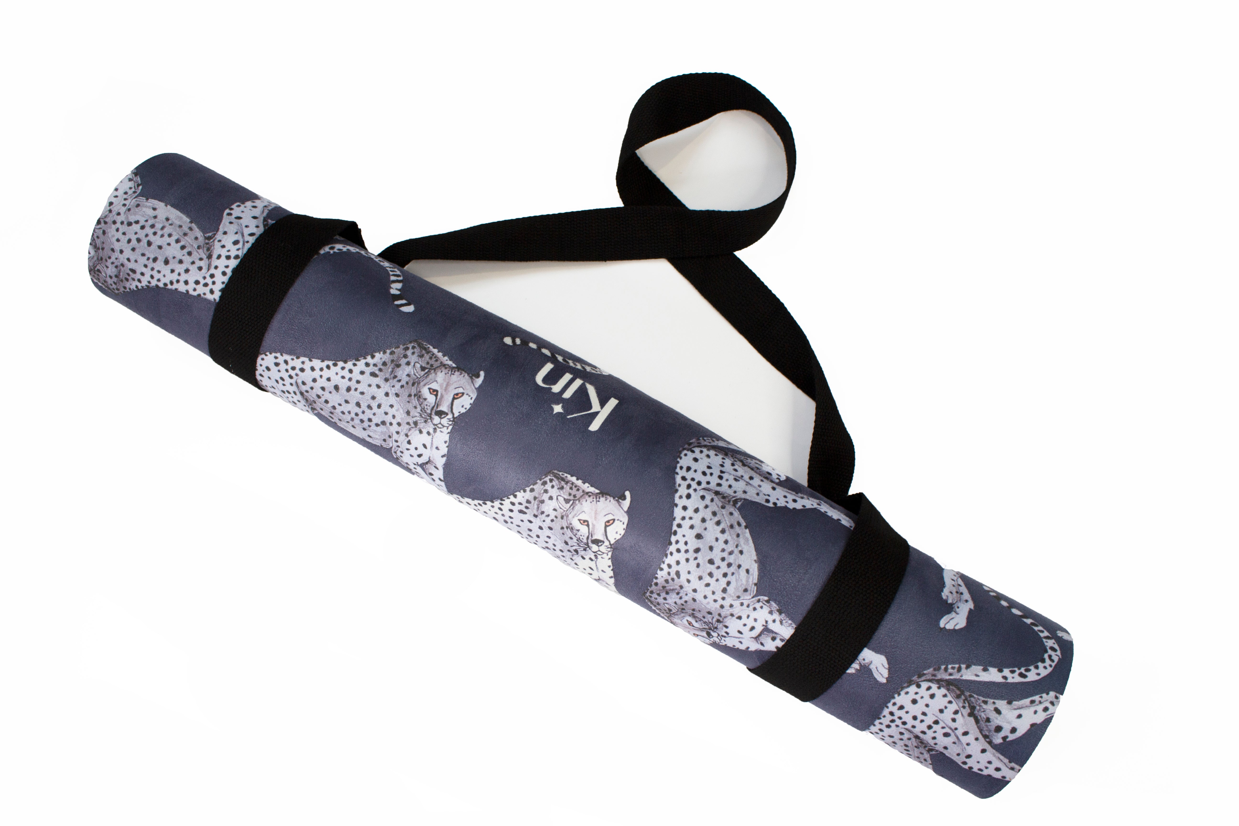 Kin Yoga Mats 2mm Travel Towel mat CHEETAH PRINT