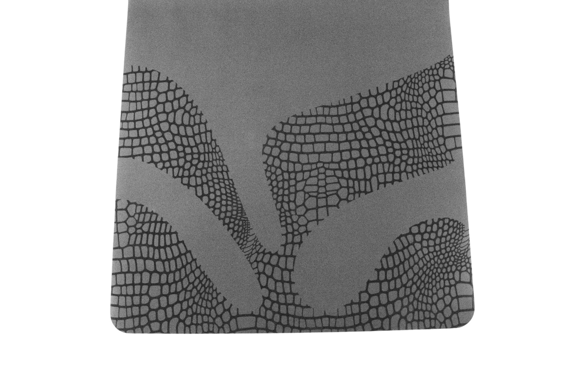 Kin Yoga Mats PRO TRAVEL 2mm yoga mat - Black Croc | Kin Yoga Mats