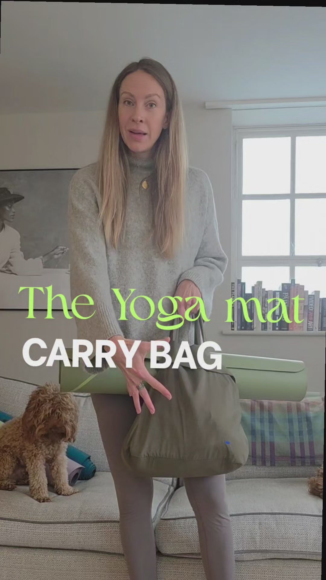 Kin Yoga Mat CARRY BAG - Black | Kin Yoga Mats